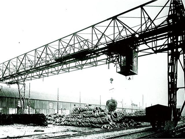 50m and 2t loading bridge, Oderberg wire works | Výročí fotogalerie EN