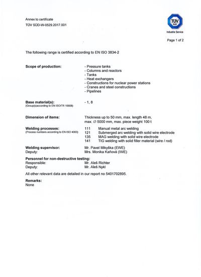 AD-2000_Merkblatt_Exp_04-2020_Welding_AN-2 | Certifikace a oprávnění pro výrobu