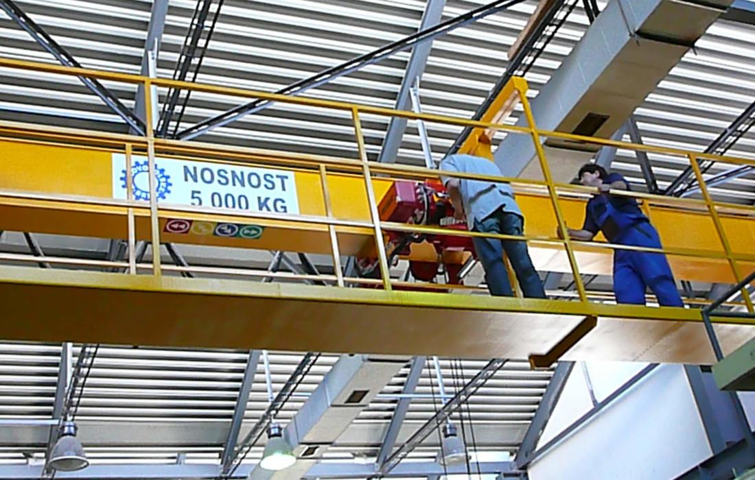 References Overhead crane 5 t x 16.5 m - Královopolská Brno